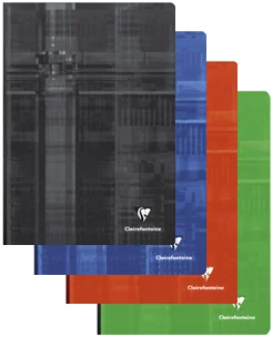 Clairefontaine Cahier broché, A4, séyès, 192 pages - lot de 5 - OEM 69141C