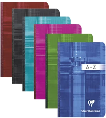 Clairefontaine Répertoire broché, 90 x 140 mm, quadrillé 5x5 - lot de 5 - OEM 9599C