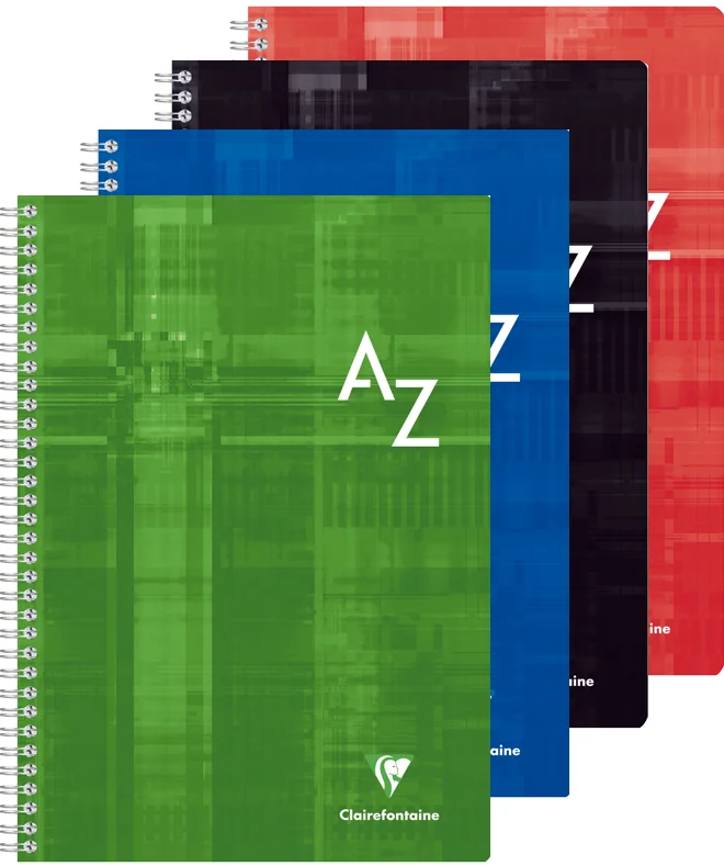 Clairefontaine Répertoire spirale, A4, quadrillé 5x5 - lot de 5 - OEM 8149C