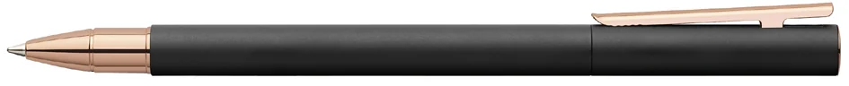 FABER-CASTELL Stylo roller NEO Slim métal, noir/rose - OEM 343114