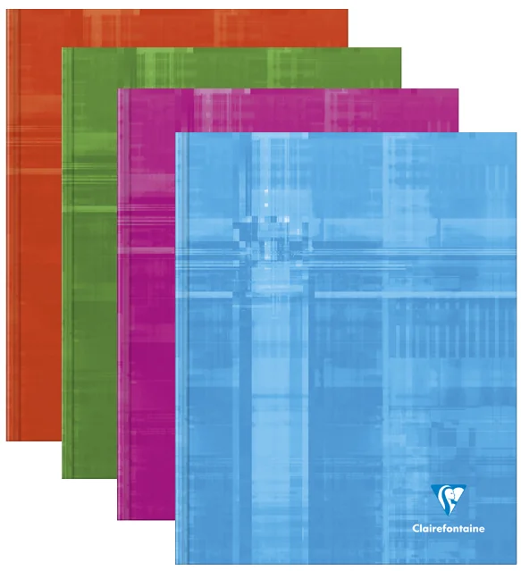 Clairefontaine Cahier broché, 170 x 220 mm, quadrillé 5x5 - lot de 5 - OEM 9842C