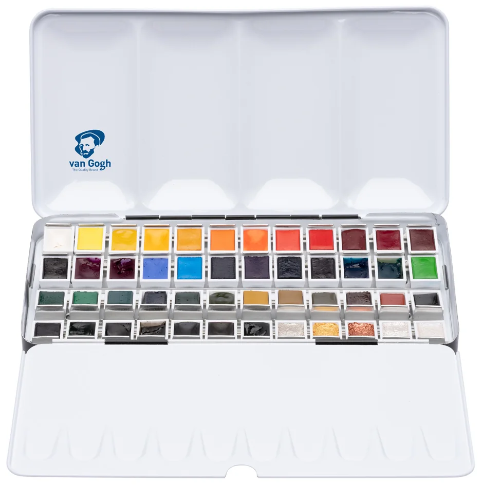 ROYAL TALENS Peinture aquarelle Van Gogh, kit de 48 dans un - OEM 20838648