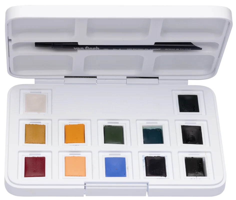 ROYAL TALENS Peinture aquarelle Van Gogh, kit de 12 - OEM 20808644