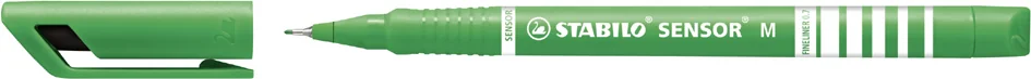 STABILO Feutre à pointe fine SENSOR M, tracé: 0,7 mm, vert - OEM 187/36
