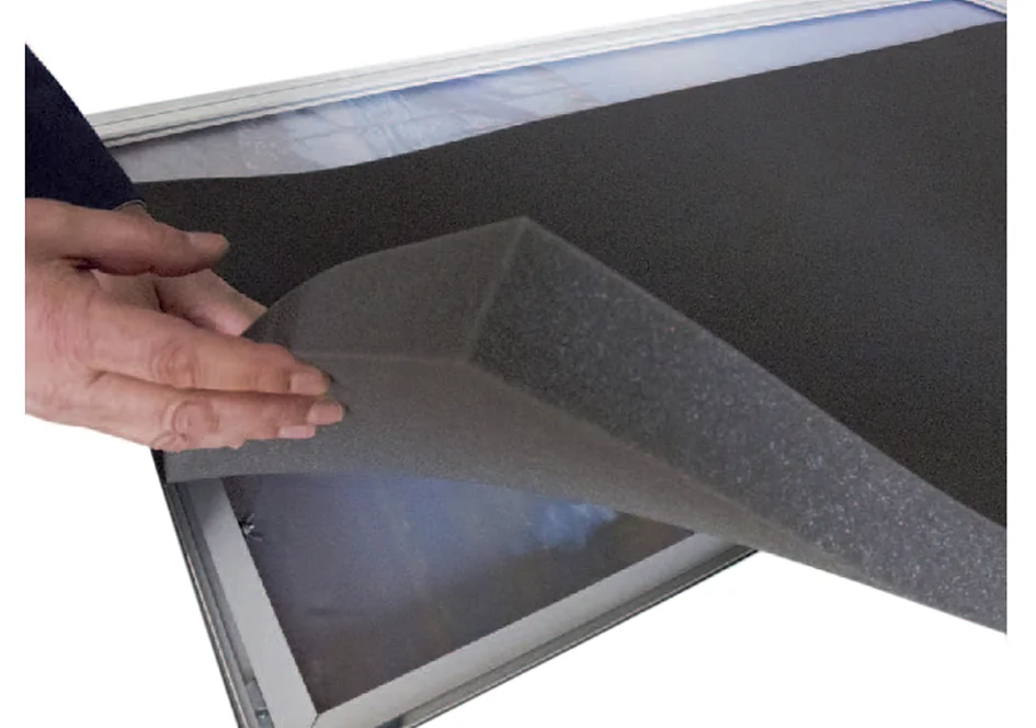 PAPERFLOW Cloison easyScreen, surface textile, lilas - OEM ES160.13.19 – Image 2