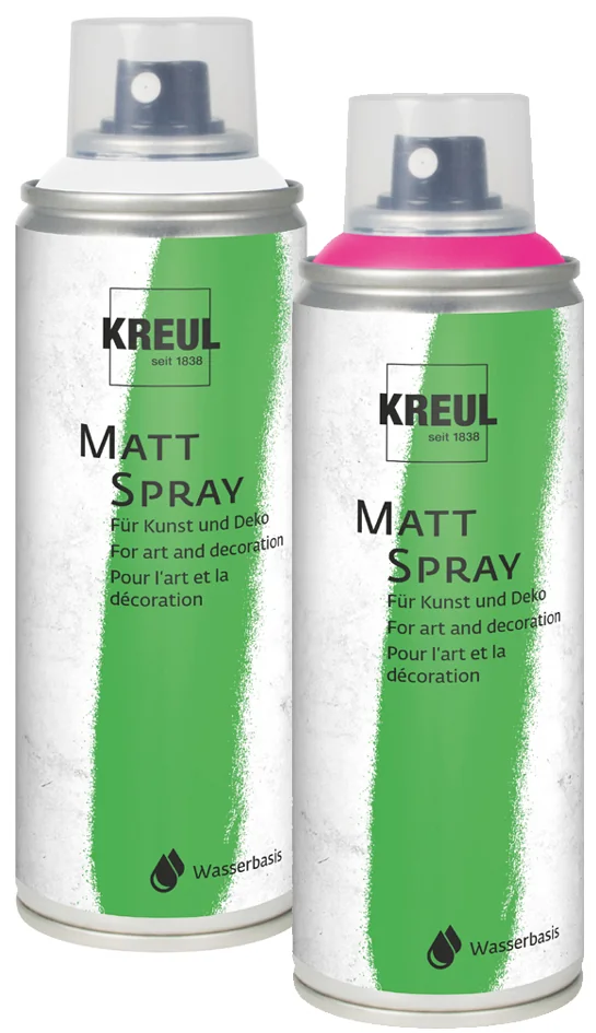 KREUL Peinture aéorosol MATT SPRAY, marron, 200 ml - OEM 76325