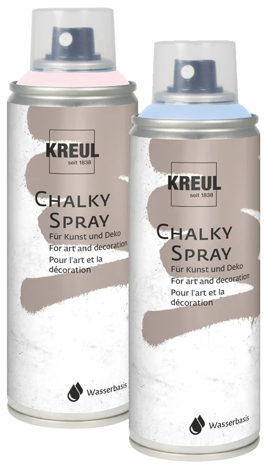 KREUL Peinture aéorosol CHALKY SPRAY, Volcanic Gray, 200 m - OEM 76356