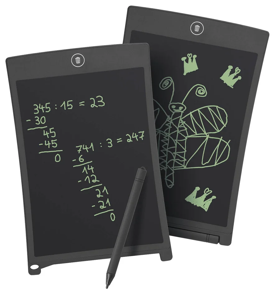 WEDO Ardoise LCD, 8,5 pouces (21,59 cm), noir - OEM 66 908501