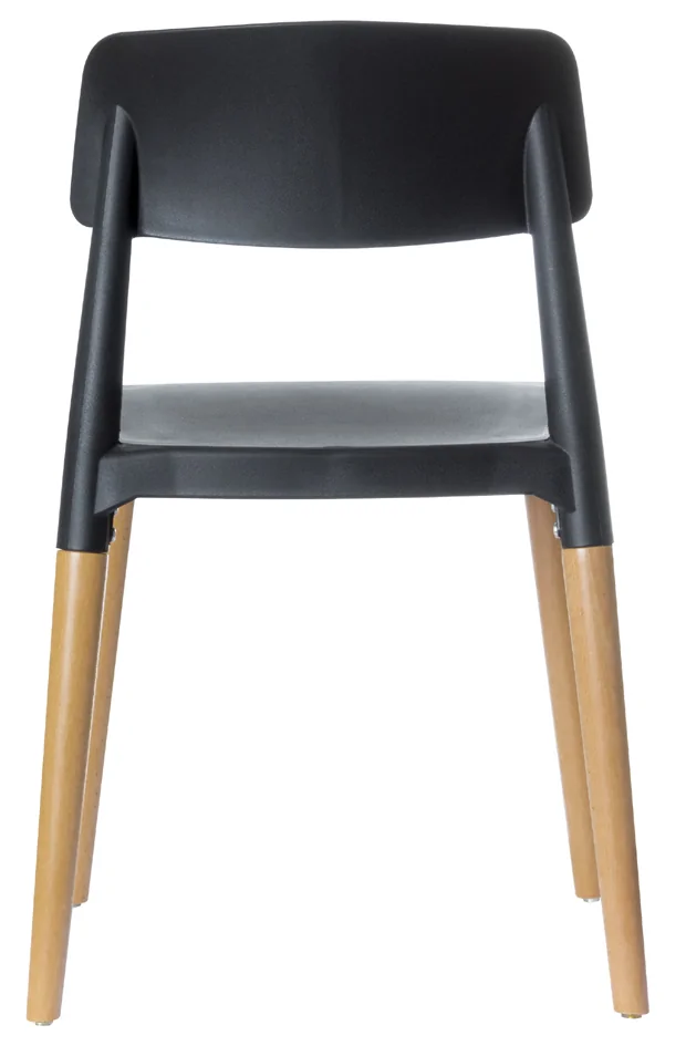 PAPERFLOW Chaise visiteur 'GLAMWOOD', ensemble de 2, blanc - OEM CHGLAMX2.23.13