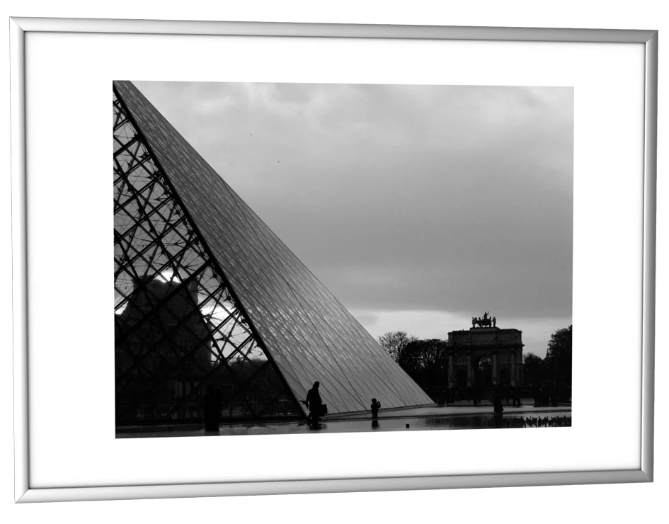 PAPERFLOW Cadre photo en aluminium, (L)300x(H)400 mm, argent - OEM 6CCF30X40.35