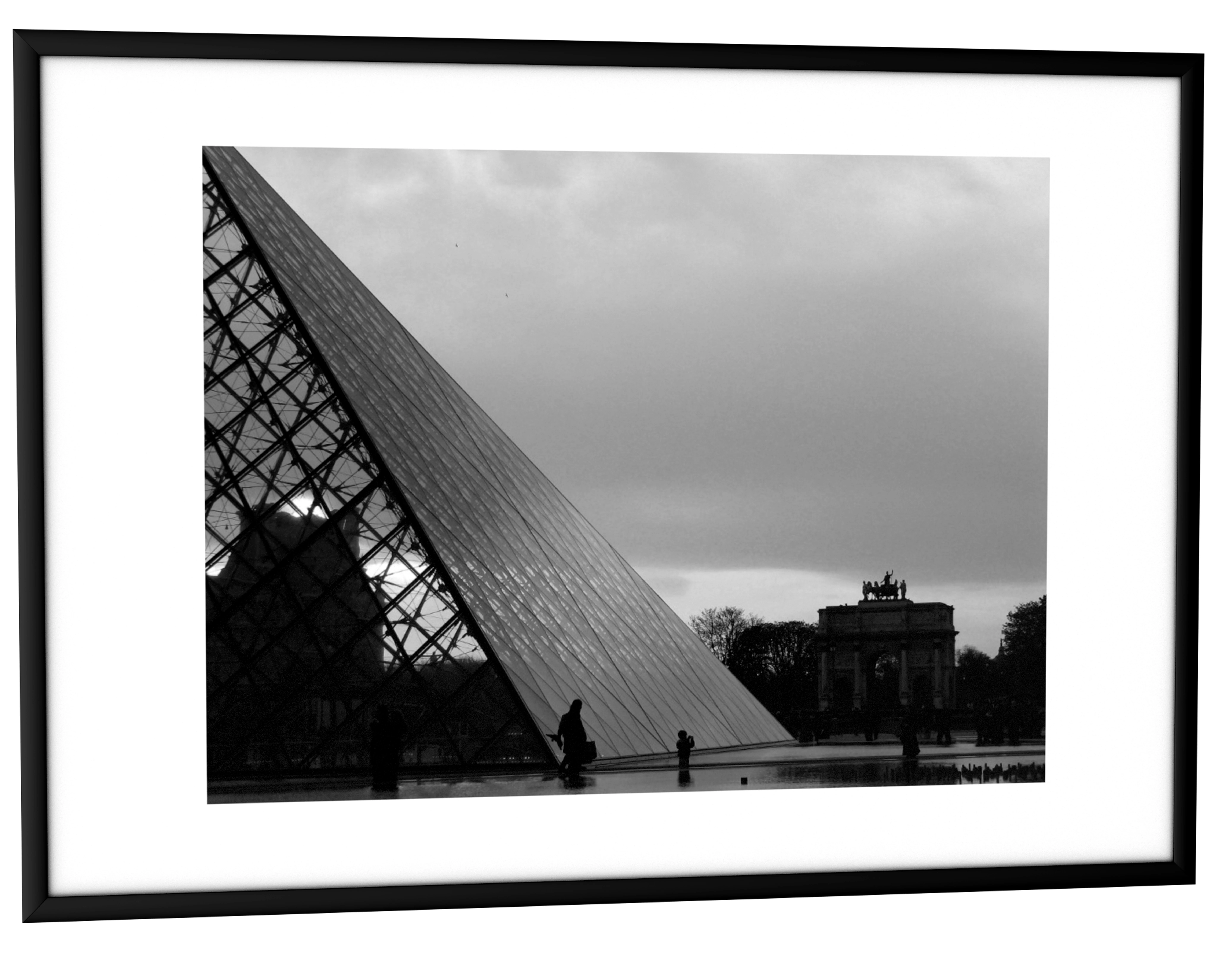 PAPERFLOW Cadre photo en aluminium, (L)400x(H)500 mm, noir - OEM CCF40X50.01