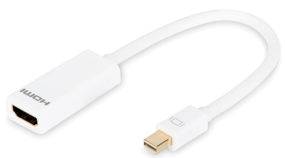 DIGITUS Câble adaptateur, DisplayPort Mini - HDMI Type A - OEM DB-340404-001-W