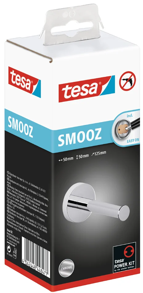 tesa Support pour rouleau WC de rechange SMOOZ, chromé - OEM 40328-00000-00