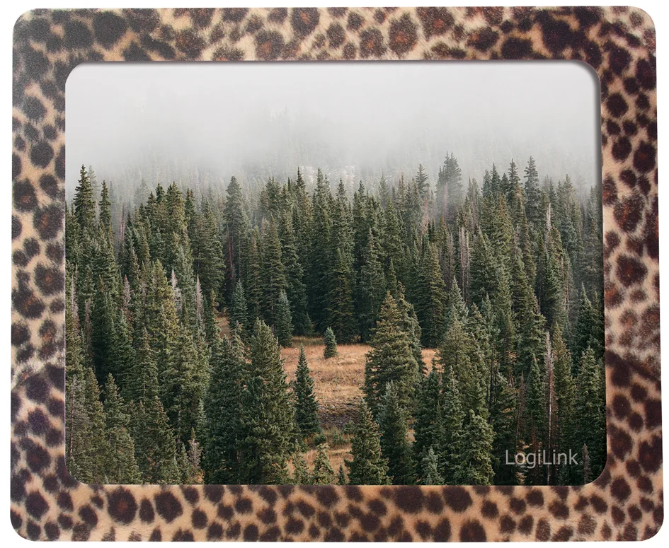 LogiLink Tapis de souris avec poche pour photo 'Léopard' - OEM ID0164