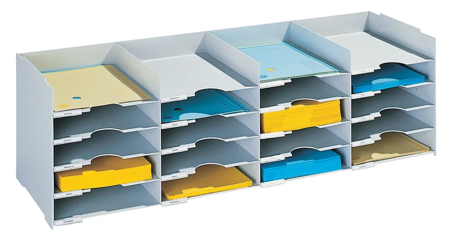 PAPERFLOW Station de tri Formularbox, 20 compartiments, gris - OEM 541.02 – Image 2