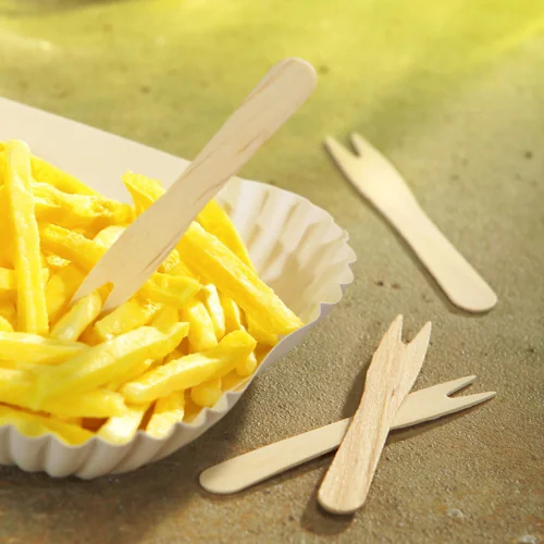 PAPSTAR Fourchette à frites 'pure', longueur: 121 mm - OEM 82557