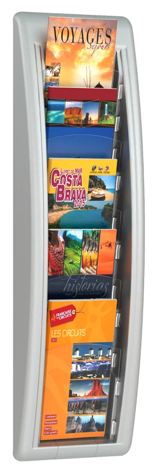PAPERFLOW Porte-brochures mural Quick fit, 1/3 A4, noir - OEM 4062.01 – Image 3