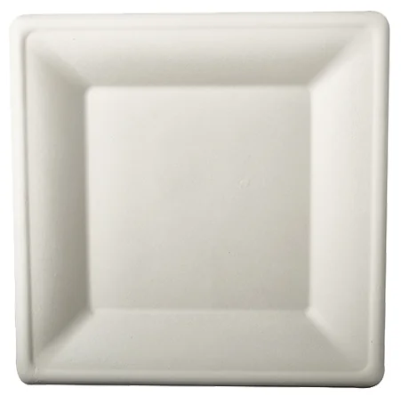 PAPSTAR Assiette en canne à sucre 'pure', carré, 155x155 mm - OEM 89743