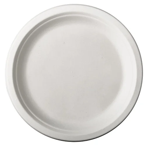 PAPSTAR Assiette en canne à sucre 'pure', rond, 180 mm - OEM 89734