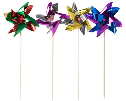 PAPSTAR Pique apéritif 'Moulin à vent', couleurs aassorties - OEM 16688