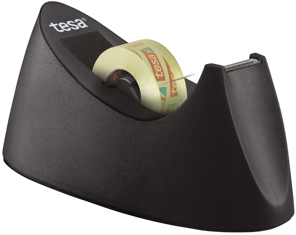 tesa Dévidoir de table Easy Cut Curve, équipé, transparent - OEM 53917-00000-00