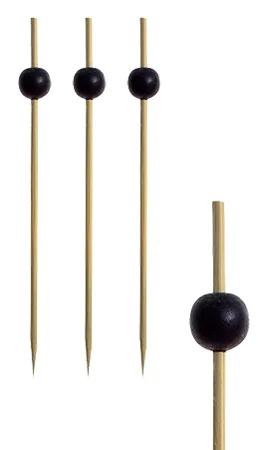PAPSTAR Pique à fingerfood 'Black Pearl', longueur: 125 mm - OEM 11300