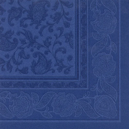 PAPSTAR Serviette 'ROYAL Collection Ornaments' bleu arctique - OEM 37023