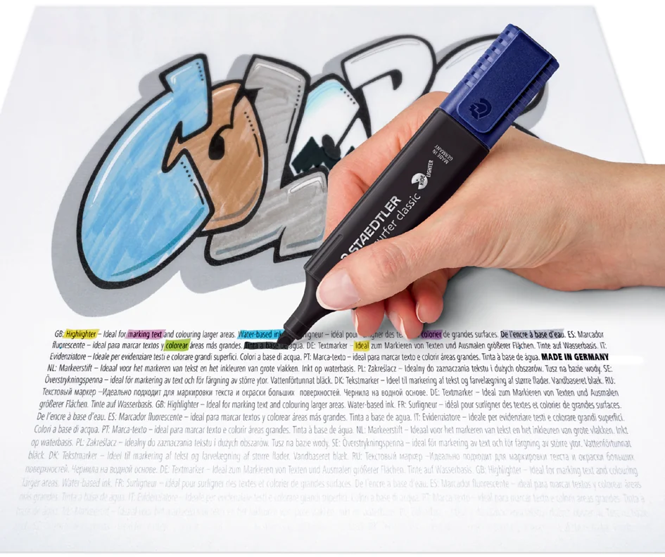 STAEDTLER Surligneur 'Textsurfer classic highlighter', noir - OEM 364 C-9