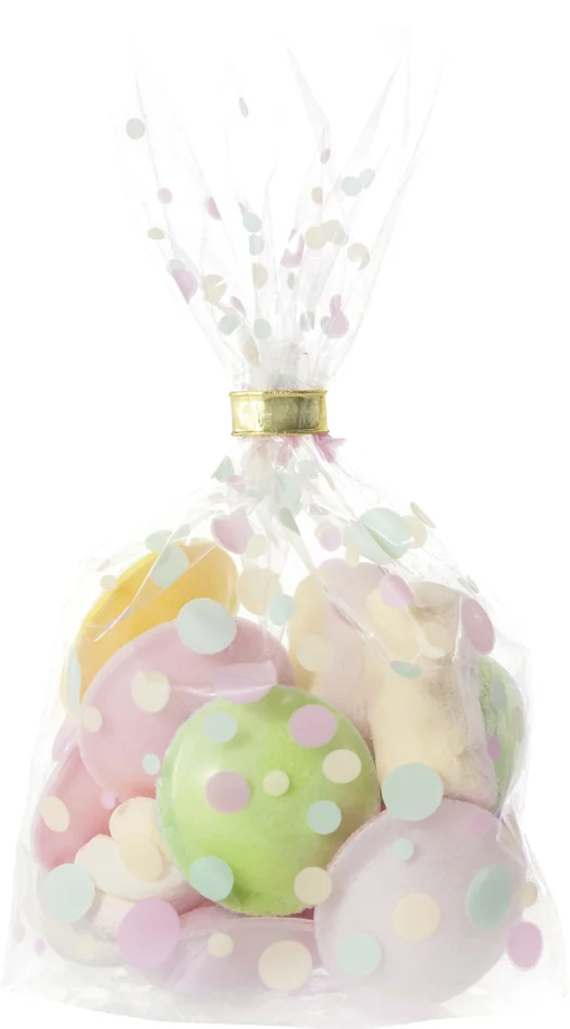 folia Sachet à fond plat 'Pois', dimensions: (L)115x(H)190mm - OEM 473
