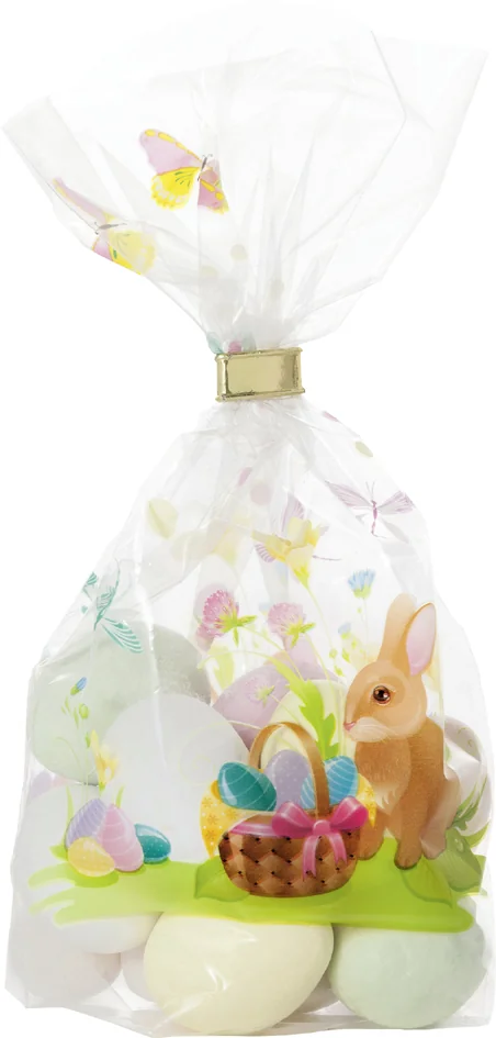 folia Sachet à fond plat 'Pâques' dimensions:(L)145x(H)235mm - OEM 476