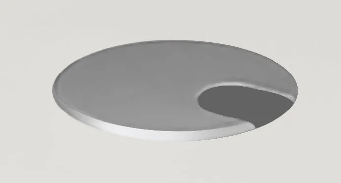 kerkmann Passe-câble, plastique, droit, blanc - OEM 11309310