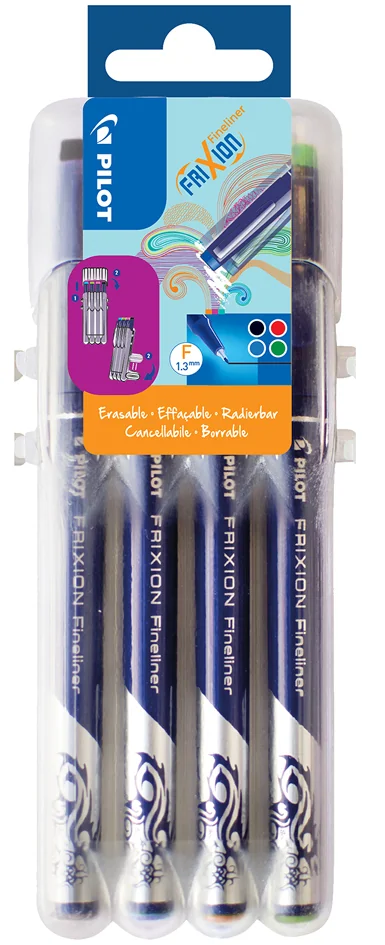 PILOT Stylo feutre Fineliner FRIXION EVOLUTIVE SET, étui 8 - OEM 537199