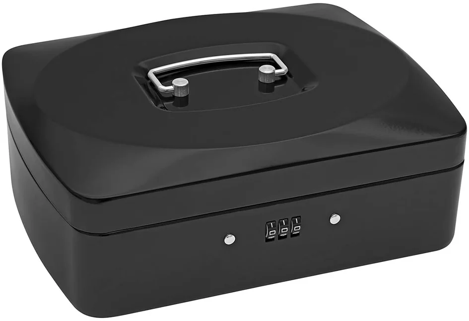 WEDO Caisse à monnaie avec serrure à combinaison, noir - OEM 146 421Z