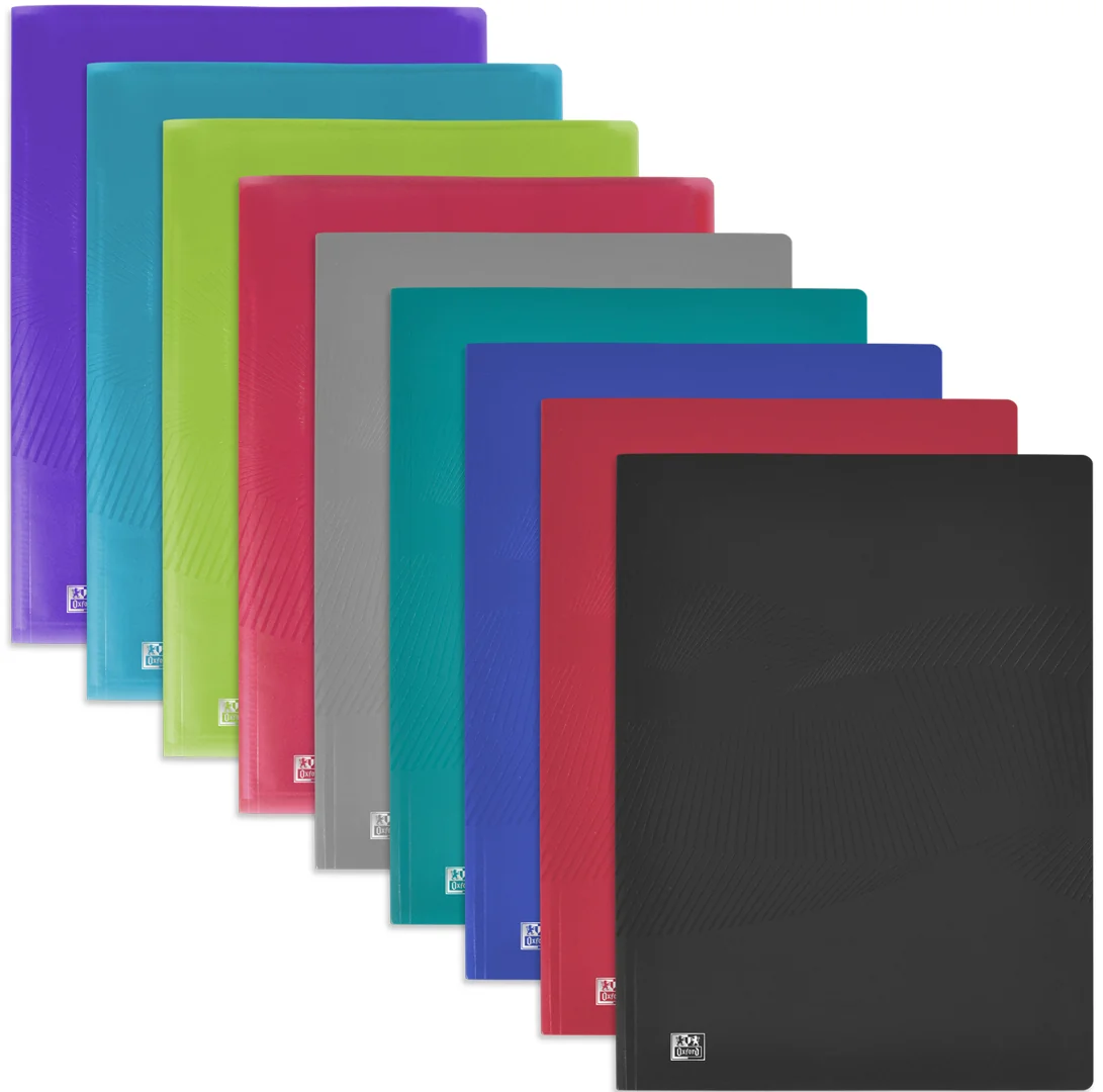 Oxford Protège-documents Osmose, 60 pochettes, assorti - lot de 10 - OEM 400105188