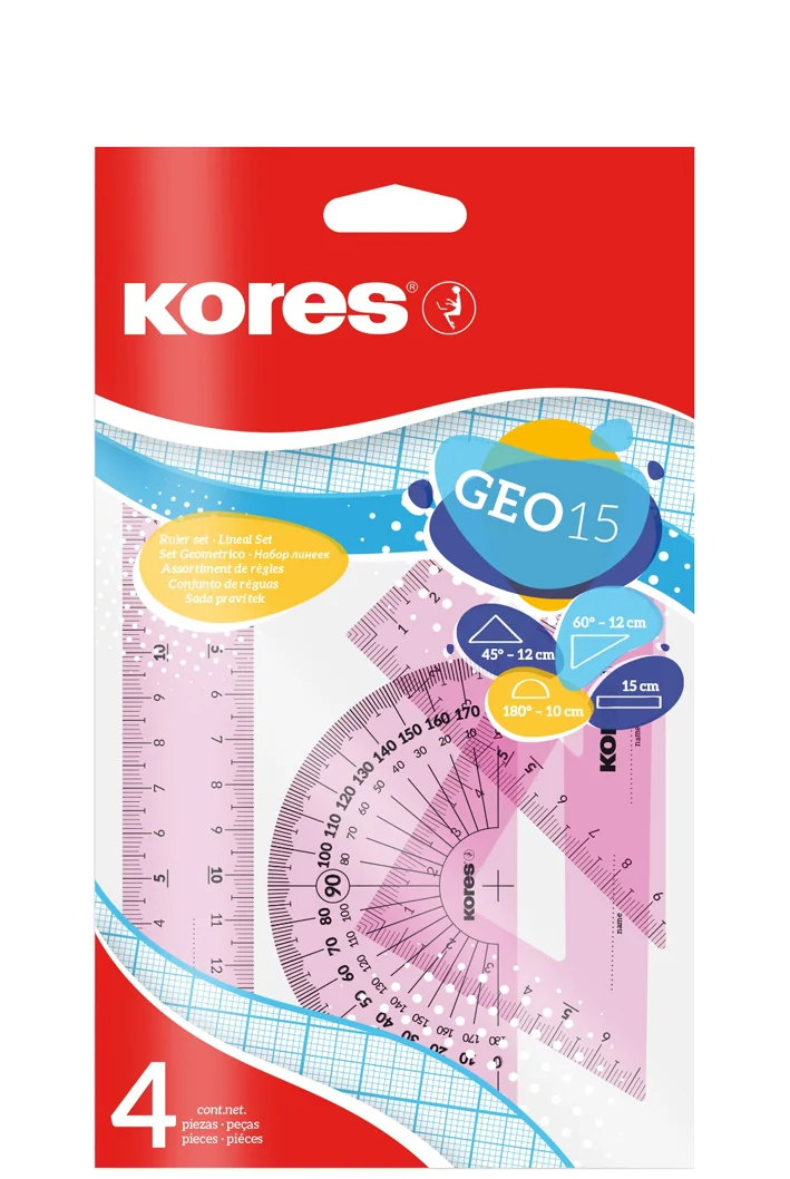 Kores Kit de géometrie GEO15, 4 pièces, assorti - OEM LIN42103