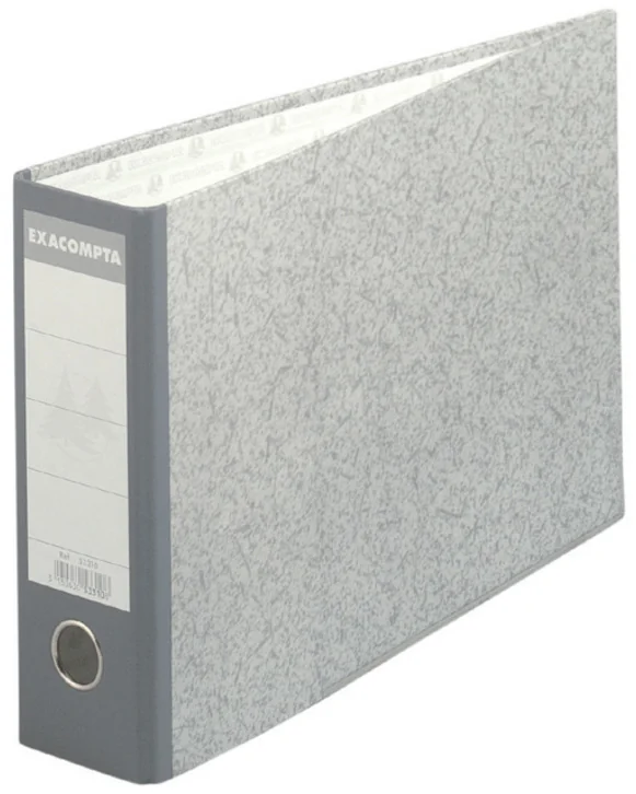 EXACOMPTA Classeur marbré gris, A4 paysage, 70 mm, gris - OEM 53310E
