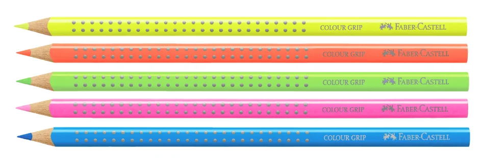 FABER-CASTELL Crayon couleur triangulaire Color GRIP, rose - OEM 112414