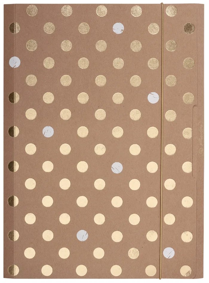 herlitz Chemise à élastiques Pure Glam, A4, carton kraft - OEM 300005233