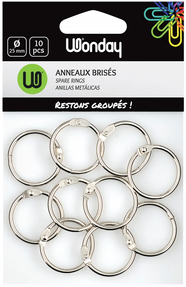 Wonday Anneaux brisés, diamètre intérieur: 30 mm, en métal - OEM FFI020472