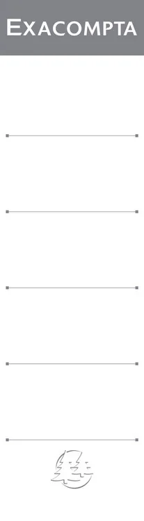 EXACOMPTA Etiquette de dos de classeur, 48 x 185 mm, blanc - OEM 537E