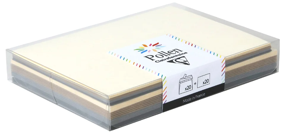 Pollen by Clairefontaine Set de correspondance, Casual - OEM 20902C