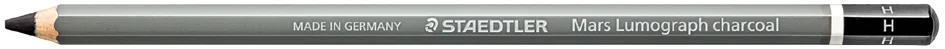 STAEDTLER Crayon au fusain Mars Lumograph charcoal, dureté:H - OEM 100C-H