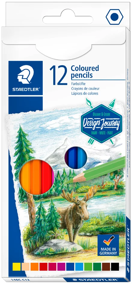 STAEDTLER Crayon couleur Design Journey, étui carton de 72 - OEM 146C C72