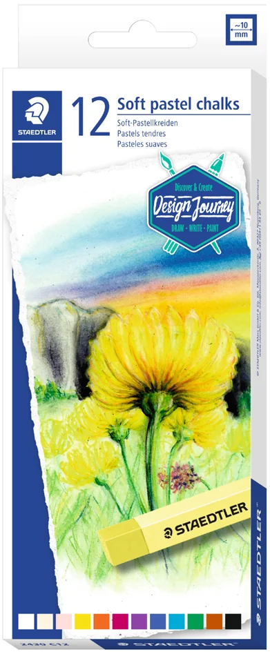 STAEDTLER Pastel tendre Design Journey, étui en carton de 36 - OEM 2430 C36