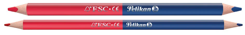 Pelikan Crayon bicolore fin, rouge/bleu - OEM 300001232