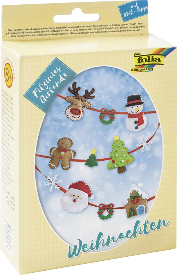 folia Mini kit de feutrine 'Filzinies' Guirlande de Noël - OEM 52933