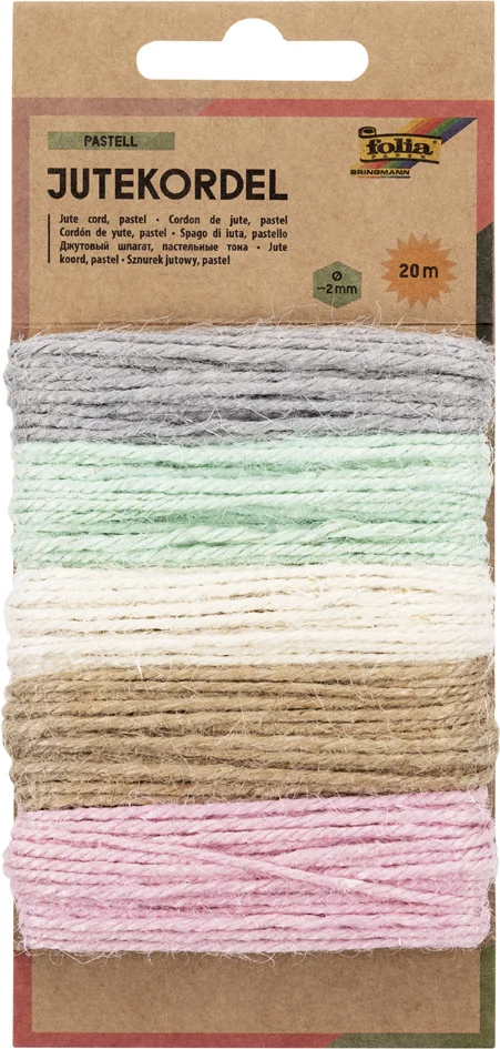 folia Cordon de jute, 5 x 4 m, assorti - OEM 12731