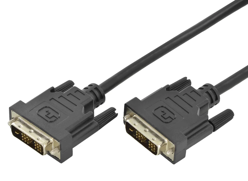 DIGITUS Câble DVI-D 18+1, Single Link, noir, 2,0 m - OEM DB-320107-020-S