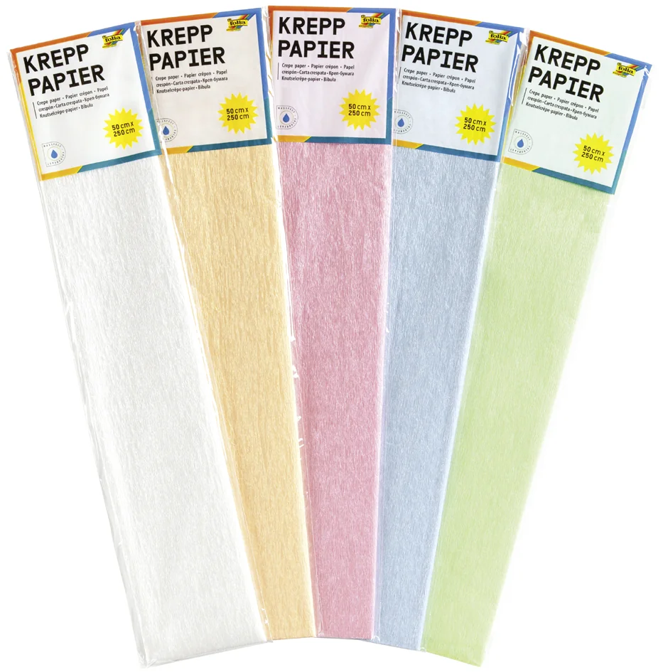 folia Papier crépon irisé, rouleau, (l)500 mm x (L)2,5 m - OEM 8229127