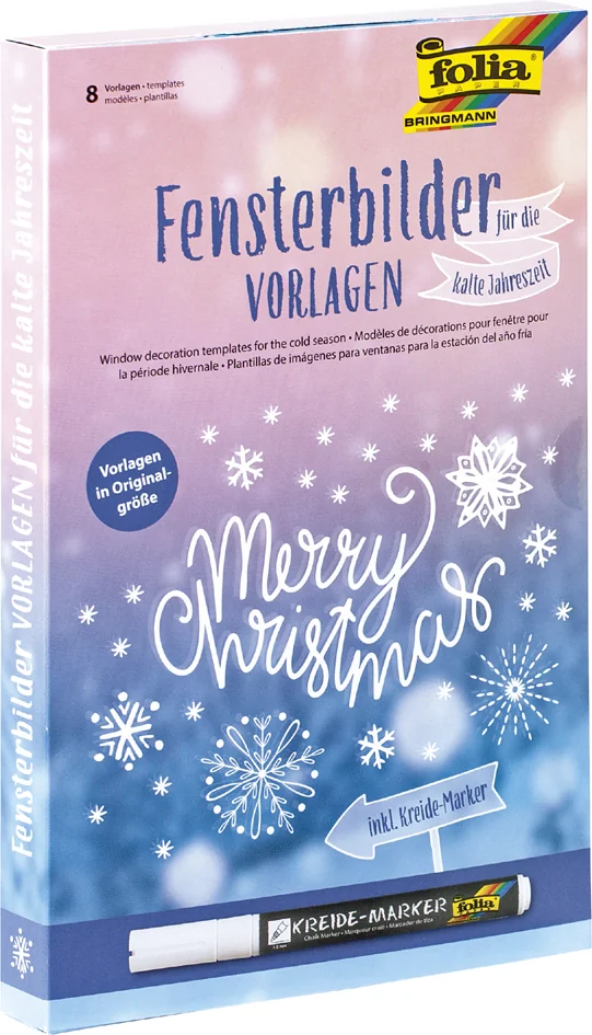 folia Modèle de décoration pour fenêtre 'Période hivernale' - OEM 39129